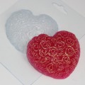 Форма пластиковая Сердце из роз