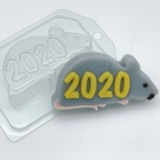 Форма пластиковая 2020 На силуэте крысы