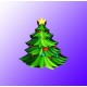 Форма силиконовая Новогодняя елка 2D