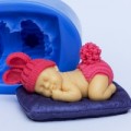 Форма силиконовая Малыш на подушке 3D