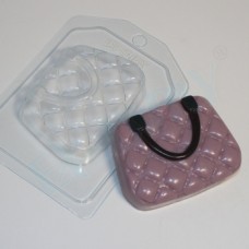 Форма пластиковая Сумочка в пухлый ромбик