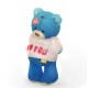 Форма пластиковая Медвежонок Тедди "I love you" 3D